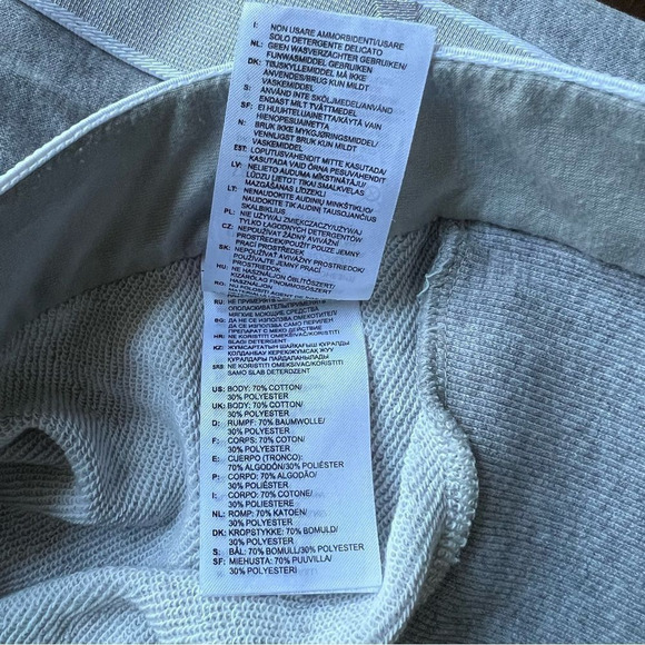 ADIDAS SWEATSHIRT, Crop Length, Tape Detail Size S - Picture 7 of 8